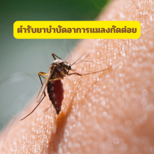 ตำรับยาบำบัดอาการแมลงกัดต่อย
